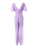 Plunge Wide Leg Jumpsuit