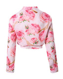 Floral Print Long Sleeve Buttoned Top