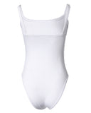 U Neck Sleeveless Ribbed Bodysuit