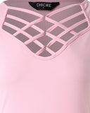 Crisscross Pocket Design Casual Dress
