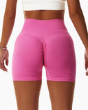 Overlap Waist Butt Lifting Running Active Shorts