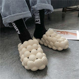 Casual Living Hollowed Out Solid Color Slippers