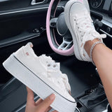 Casual Patchwork Frenulum Contrast Round Comfortable Out Door Shoes