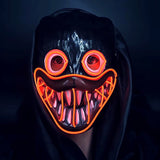 Scary Halloween Mask LED Light up Mask Cosplay Glowing in The Dark Mask Costume Halloween Face Masks