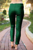 Fashion Casual Patchwork Sequins Regular High Waist Pencil Trousers