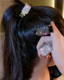 1pc Rhinestone Decor Ponytail Hair Claw Clip