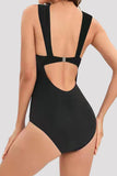 Fashion Sexy Patchwork Hollowed Out Backless Swimwears