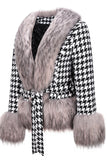 Fashion Casual Patchwork Cardigan V Neck Outerwear