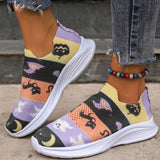 Casual Sportswear Daily Patchwork Printing Round Comfortable Out Door Shoes