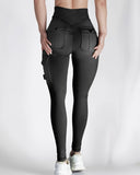 Pocket Design Active Pants Sports Yoga Leggings