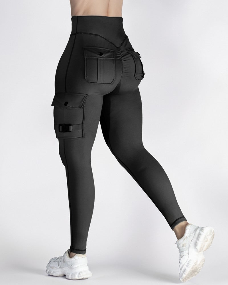Pocket Design Active Pants Sports Yoga Leggings