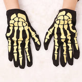 Halloween Fashion Casual Skeleton Printing Gloves