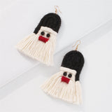 Casual Daily Patchwork Tassel Earrings