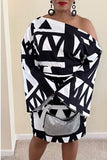Casual Daily Simplicity Mixed Printing Printing Long Sleeve Two Pieces
